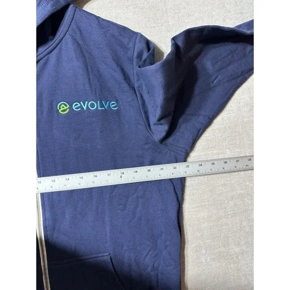 NWOT Marine Layer Afternoon Full Zip Hoodie Mens Large Navy Blue Sweatshirt - Picture 5 of 8